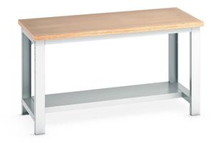 Bott MPX Top Workbench with Half Shelf - 1500Wx750Dx840mmH Benches with Half Depth Shelf 41003085.** 